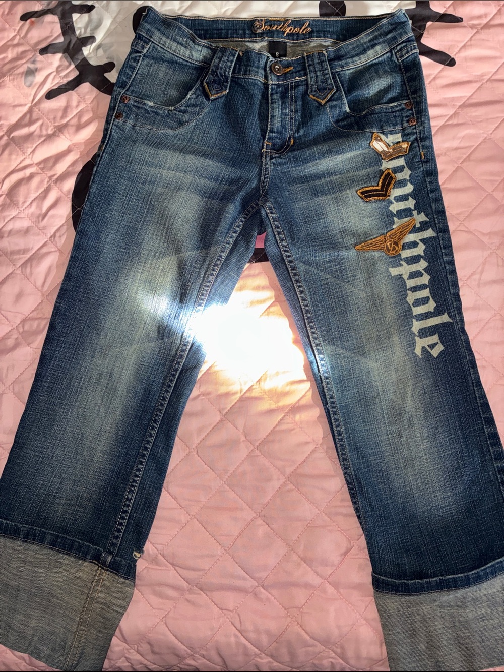 South Pole Patchwork Capris